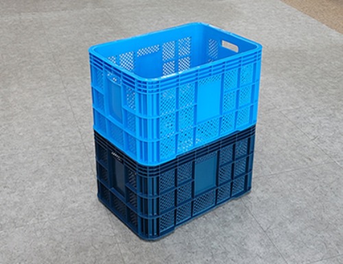 플라스틱상자 사각상자 청색 농산물박스