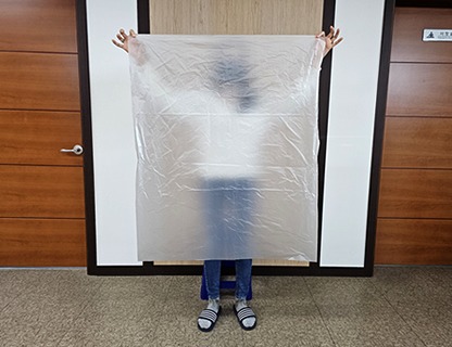 뉴플라스틱 포리백 HD 900×800 비닐봉투 10장 산업용 포장재 대형 대용량 포장 보관