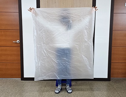 뉴플라스틱 포리백 HD 1100×1300 비닐봉투 10장 산업용 포장재 대형 대용량 포장 보관